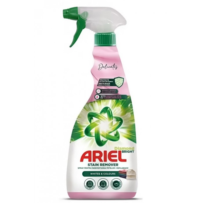 Спрей плямовивідник Ariel White & Color Delicat, 750 мл (844440/844358) - 